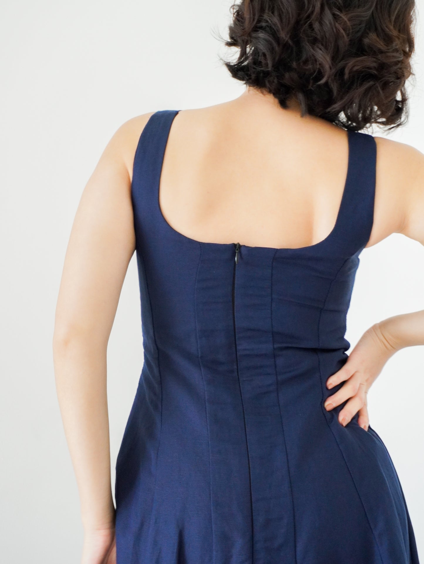 ADELINE Dress Navy - 30% OFF
