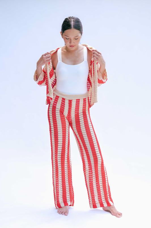 RISSA Striped Crochet Coords -  20% OFF
